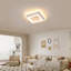 30Cm White Square LED Acrylic Flush Mount Ceiling Light-2074633243