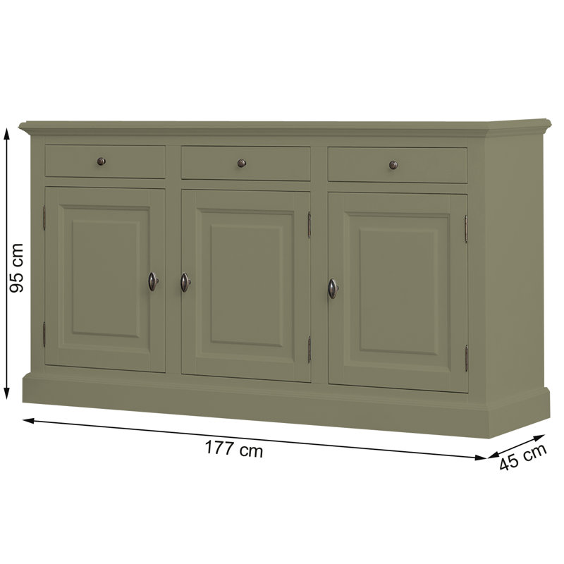 Blaxton 177cm Sideboard, Olive