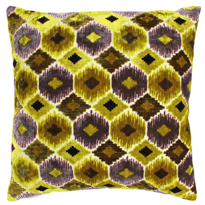 Middleburgh Ikat Square Throw Pillow Cover