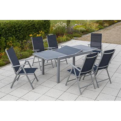 Brayton 6 - Person Patio Dining Set with Rectangular Table