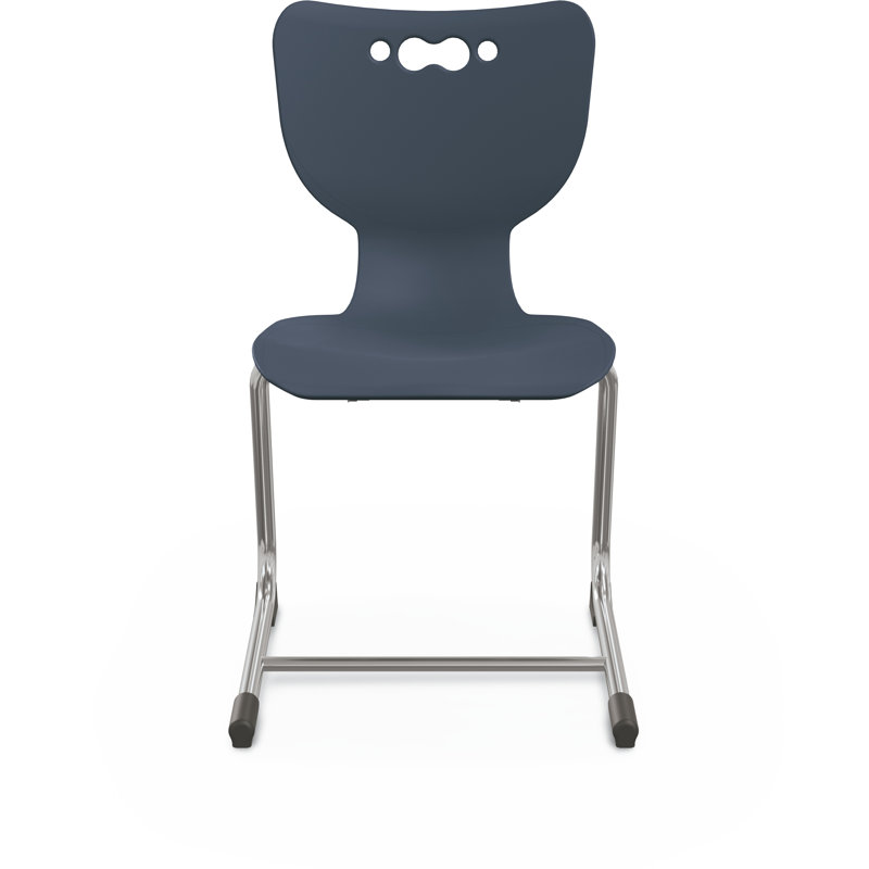 Chaise de classe en porte-à-faux Hierarchie, Chaise 18 po, Marine
