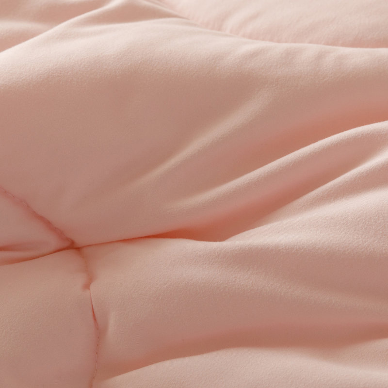 Floral Comforter Set Botanical Flower Bedding Set, Twin Comforter + 1 Standard Pillowcase, Pink Flower