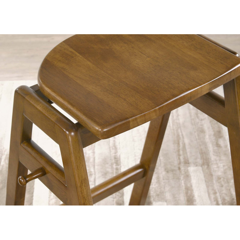 Weidler Counter Stool with Solid Wood Frame