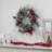 Flocked Mixed Pine with Ornaments and Berries Artificial Christmas Wreath 24-Inch Unlit