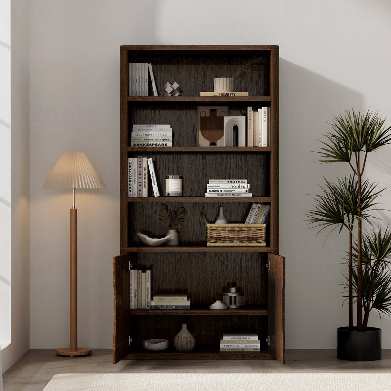 Bibliothèque 40 ", Noyer foncé