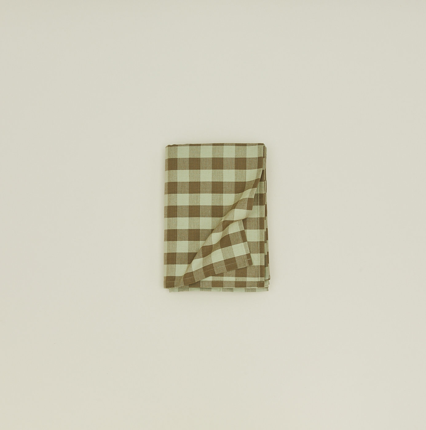 Essential Gingham Tablecloth, Sage/Olive