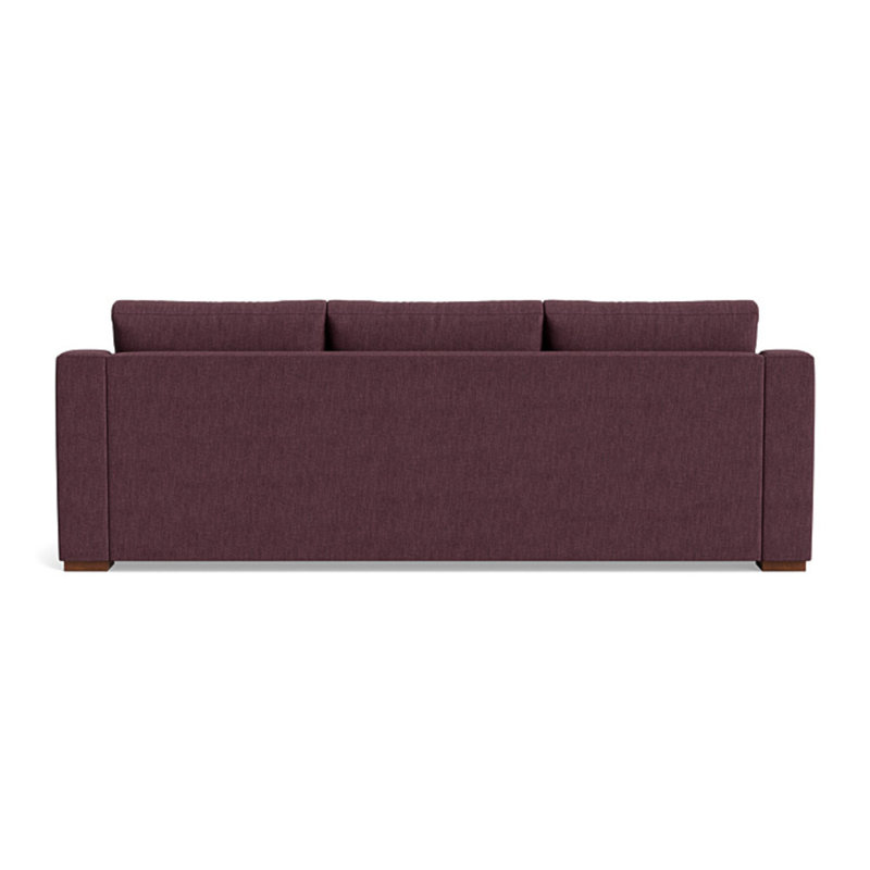 Lucca Sofa (95"), Performance Weave - Aubergine