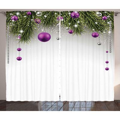 Semi Sheer Curtain Pair