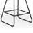 24" Swivel Upholstered Counter & Bar Stools with Full Wraparound Footrest & Sturdy Metal Frame-2143787428