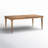 Veronica Extendable Unfinished Solid Wood Dining Table