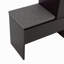 Élégant range-chaussures 2-en-1 avec coussin moelleux, banc de rangement moderne avec portes arquées et dispositifs de rebond, range-chaussures polyvalent avec tablettes réglables pour le couloir et le salon-327239584