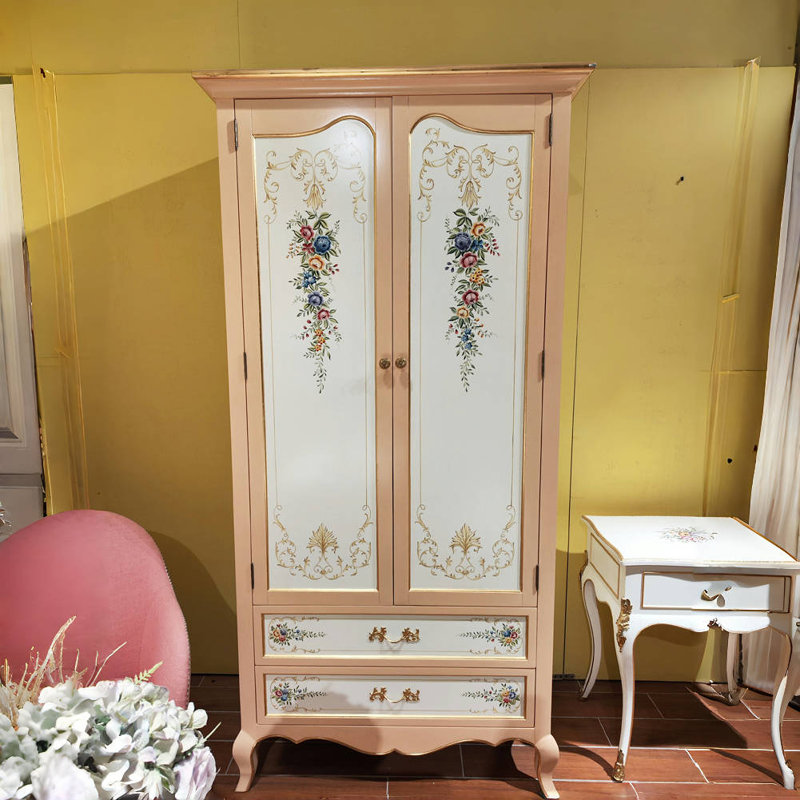 Garde-robe de luxe à deux portes French Light