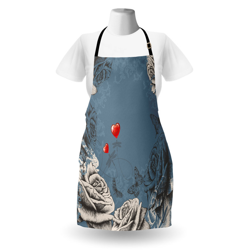 No Pattern Bib Apron