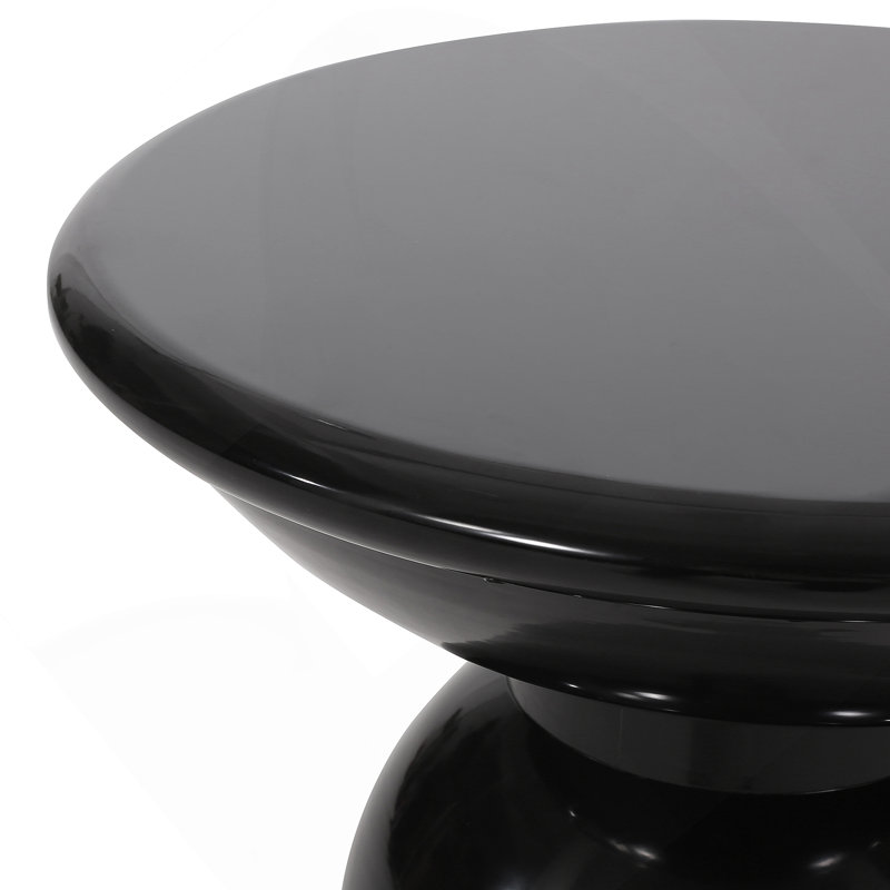 Metal S/2 End Table, Black