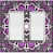 Noir / mauve sélectionné