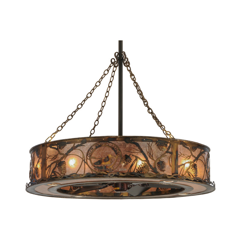 Rustic Lodge 16 - Light Chandelier