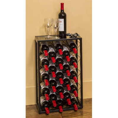 Medlin Floor Wine Bottle Rack by Red Barrel Studio