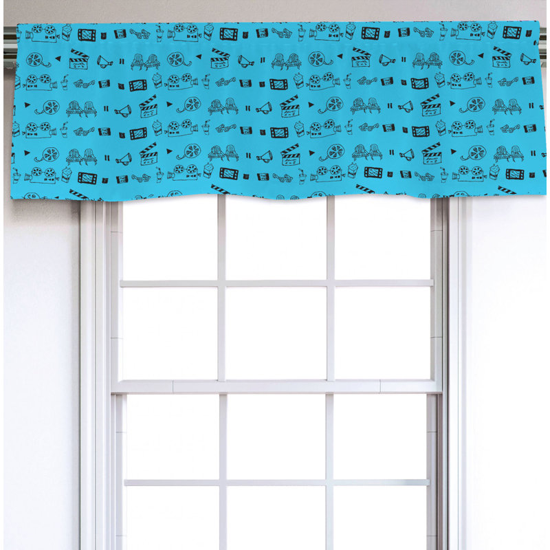 Sateen Ruffled Window Valance