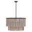 Luminaire suspendu 6 lumières 30,25 po Esbelta