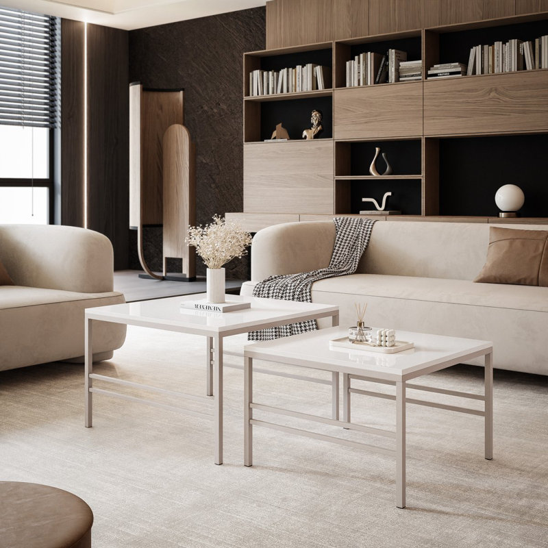 FORMA 2-in-1 Coffee Table Set, Cashmere