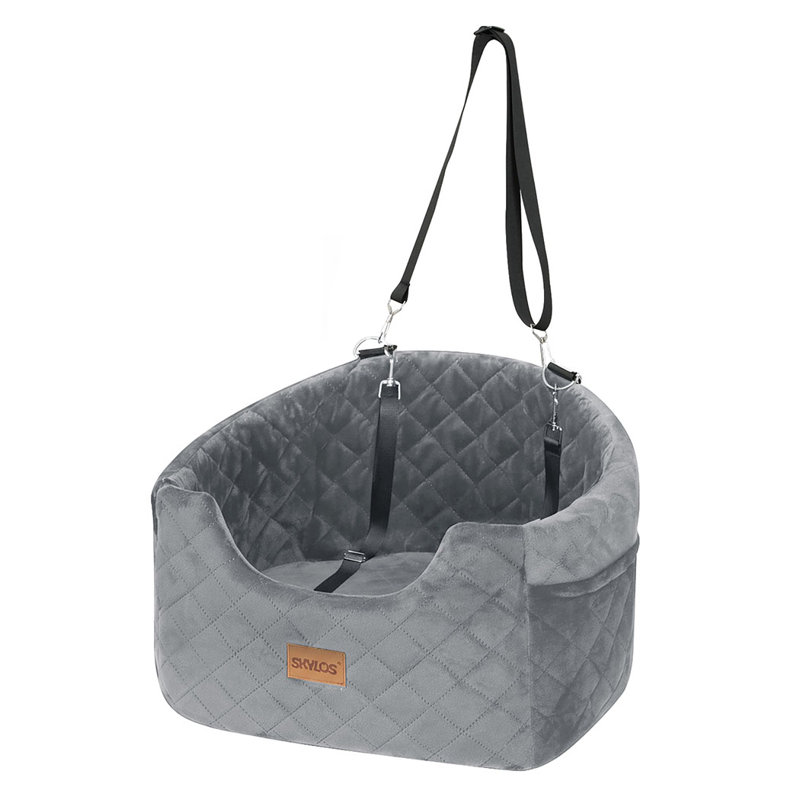 Polyester Pet Bed, Grey