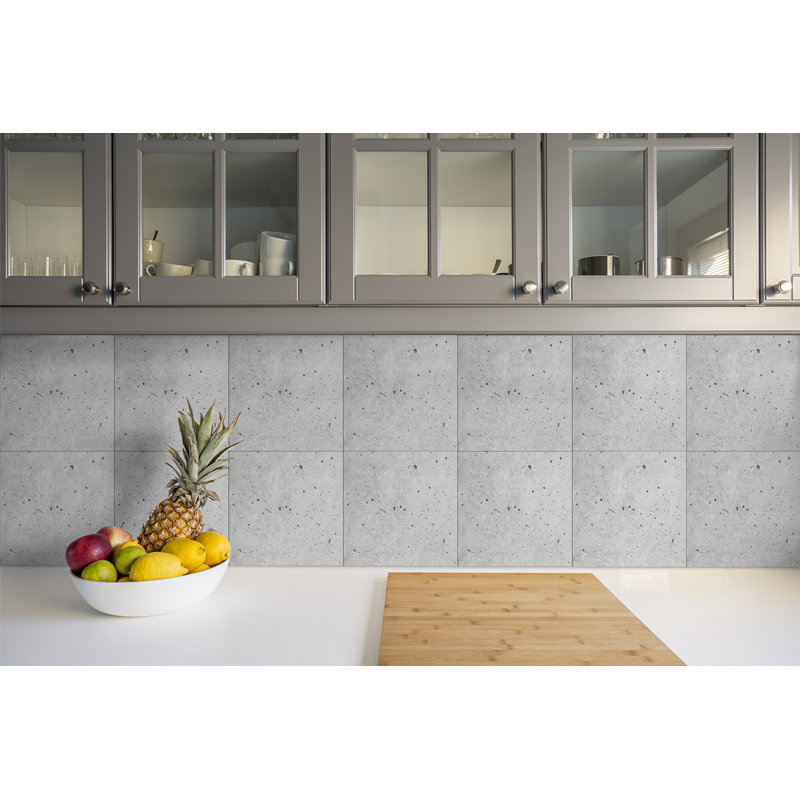 Ishaque 30cm W x 30cm L Vinyl Peel and Stick Field Tile