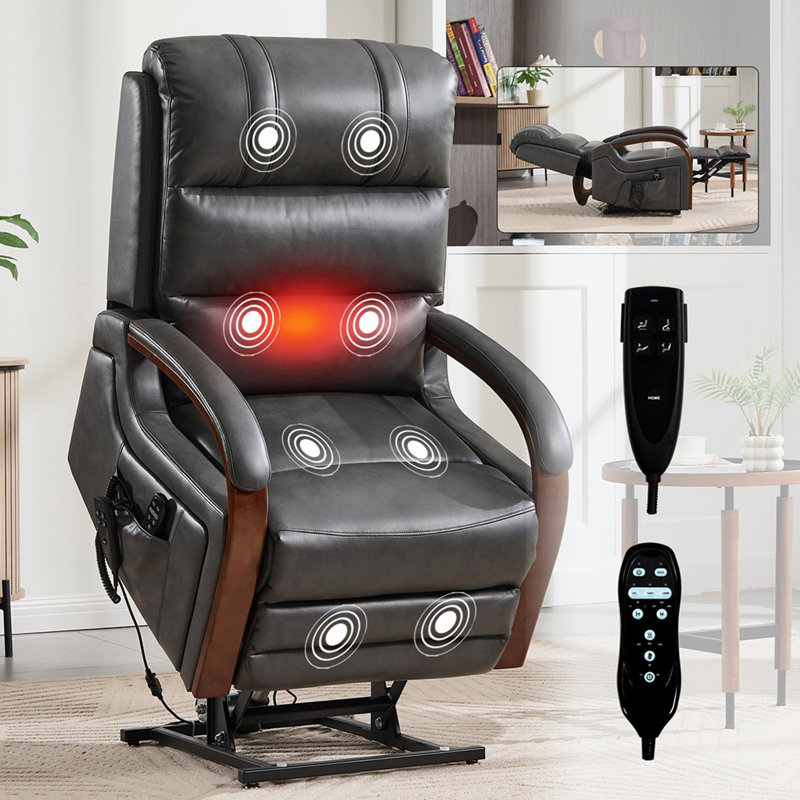 Fauteuil inclinable électrique gris Powerair