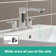 Rebris E Widespread Bathroom Faucet