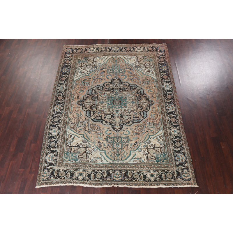 Très bon (poils courts) Heriz multi géométrique; oriental