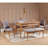 Extendable Dining Table & Chairs Set (5 Pieces), Atlantic Pine & Green, 51.2 x 30.3 x 31.5 inches | 100% Melamine Coated Particle Board, Hornbeam Legs | Traditional Scandinavian Design, Perfect for Dining Rooms & Family Gatherings-1304537983-1304824723