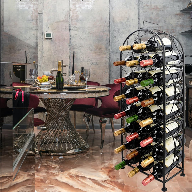 Blasa 23 Bottle Wine Bottle Rack Black