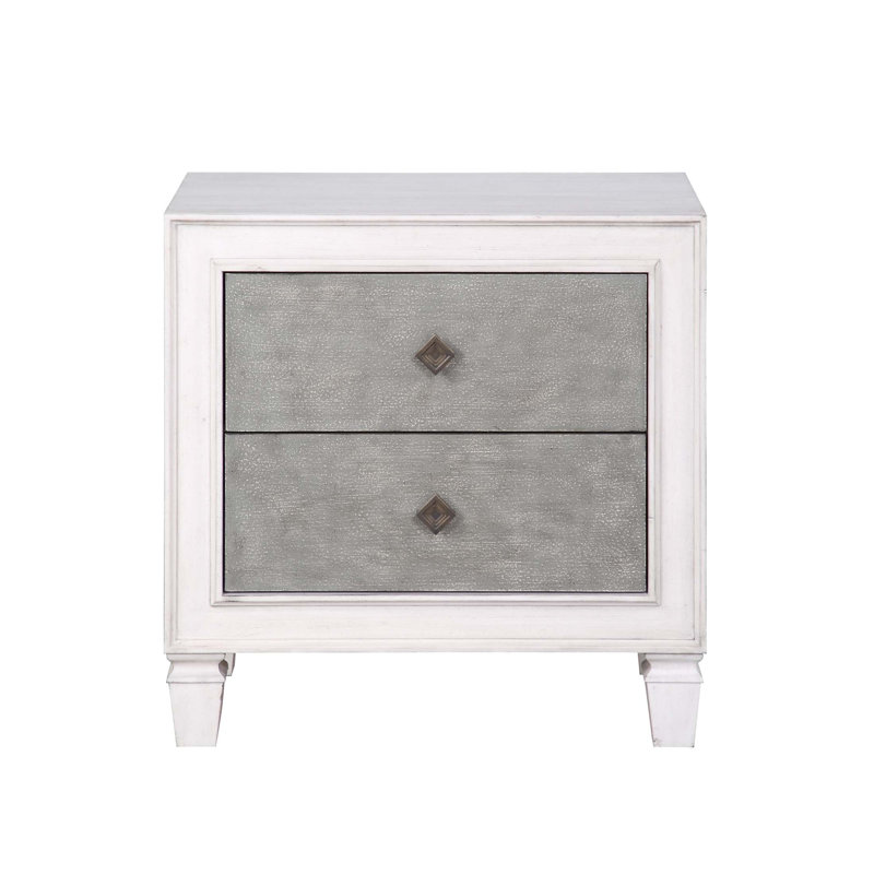 Table de chevet élégante et fonctionnelle avec charme rustique, rangement spacieux et fabrication durable pour les chambres modernes