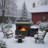 40.5"Hx35.4"W Outdoor Propane Fireplace