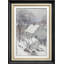 Rustic Countryside Winter Snow Countryside Cottage, impression sur papier-91356503-91356502