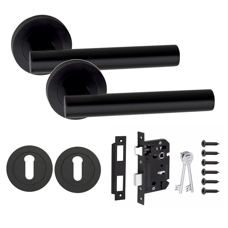 T-Bar Design Door Handle Set