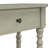 Narrow Console Table With Curved Corner, Retro Entryway Table With Top Drawer And Open Shelf, Sofa Table Console Tables For Entryway, Hallway And Living Room (Gray)-1193378238