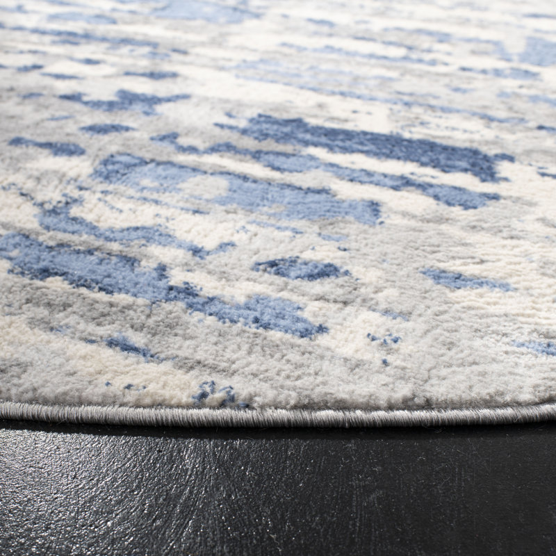 Genessys Performance Abstract Rug, Round 9'