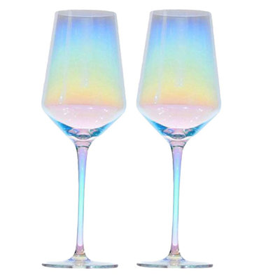Kamala 16265.42ml Handmade White Wine Glass Set