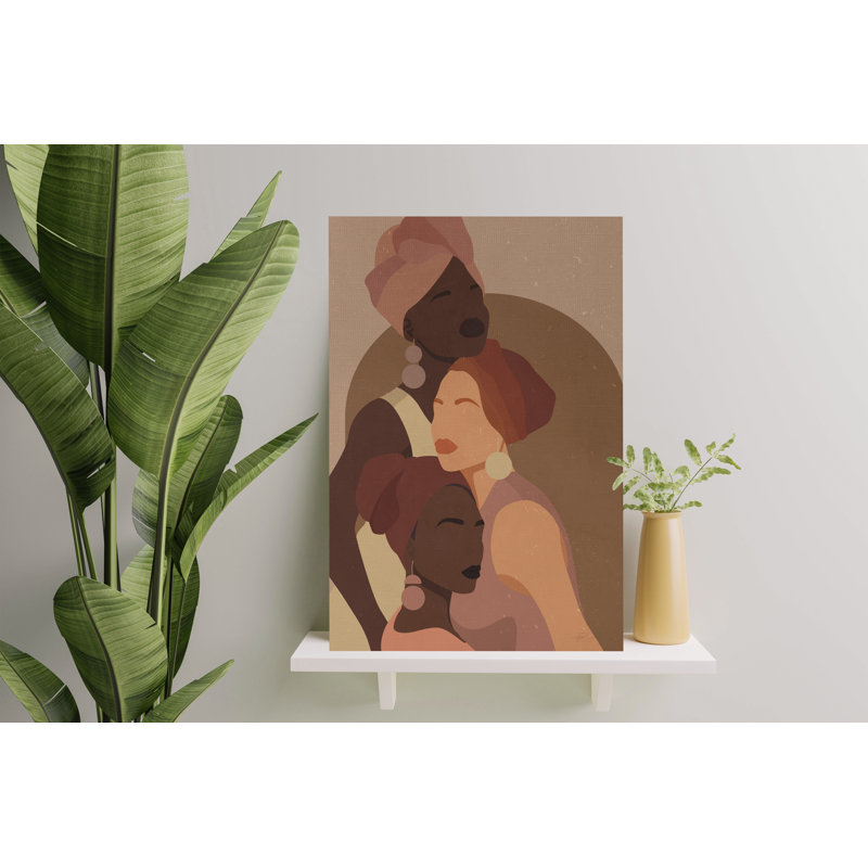 «Soul Sœurs African American Woman» par Ify Ojo, impression sur toile tendue, H 20 po x l 24 po x P 1,5 po
