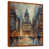 Toile avec cadre flottant brun