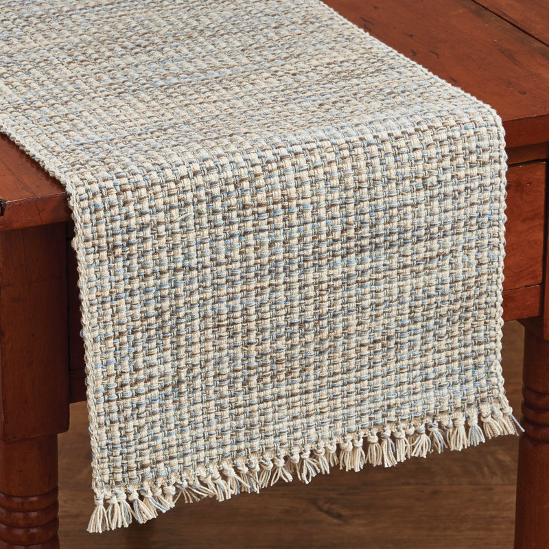 Chemin de table Dakota Fields Sandy Shores - multicolore - L 36 po, 54 po x 13 po, Beige/bleu
