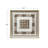 Taughtrope Wall Art – Layered Rice Paper in Neutral Shadowbox Frame