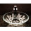 Elegant Glass Engraving Studio 16.5 " Glass Circular Bathroom Sink