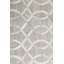 Berlin Cowhide Geometric Area Rug in Silver-25237273