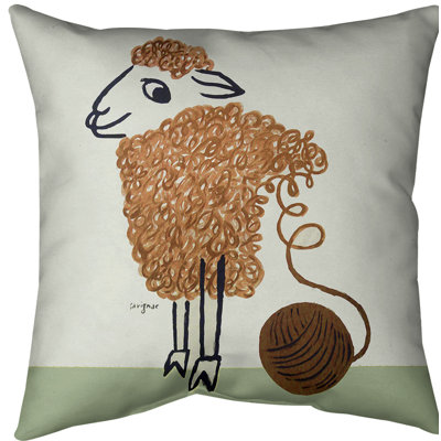 Housse de coussin en laine
