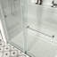 Porte de douche opale Mirage MCOCOD l 66 à 73 po x H 76 po à double vitrage coulissant sans cadre avec verre transparent de 3/8 po (10 mm)-98947142