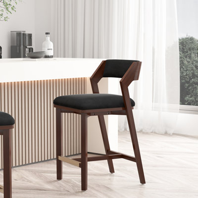 Tabouret de comptoir rembourré Patricia