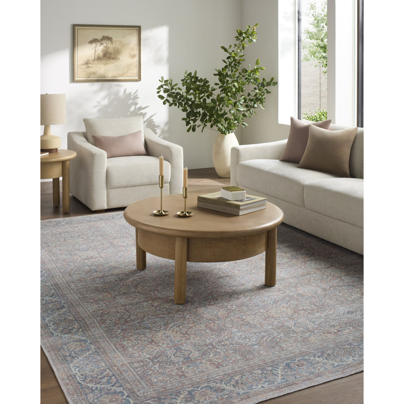 Abstract Area Rug, Blue,Brown,White,Tan,Orange, Rectangle 240 x 305 cm