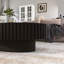 Table basse ovale fabriquée à la main-1832289005