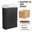 Meuble-lavabo avec lavabo et support de rangement pour petite salle de bain-1168760011
